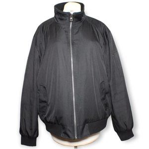 Calvin Klein CK Zip Up Black Bomber Jacket Mens XXL Vintage 90's